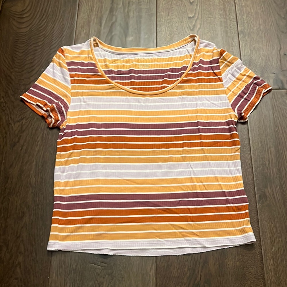 American Eagle striped t-shirt